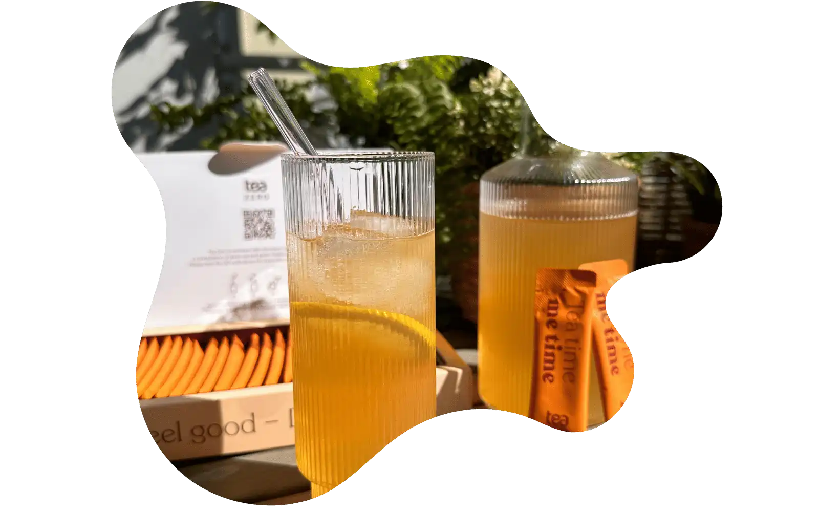 Sunn iste laget av Tea Zero